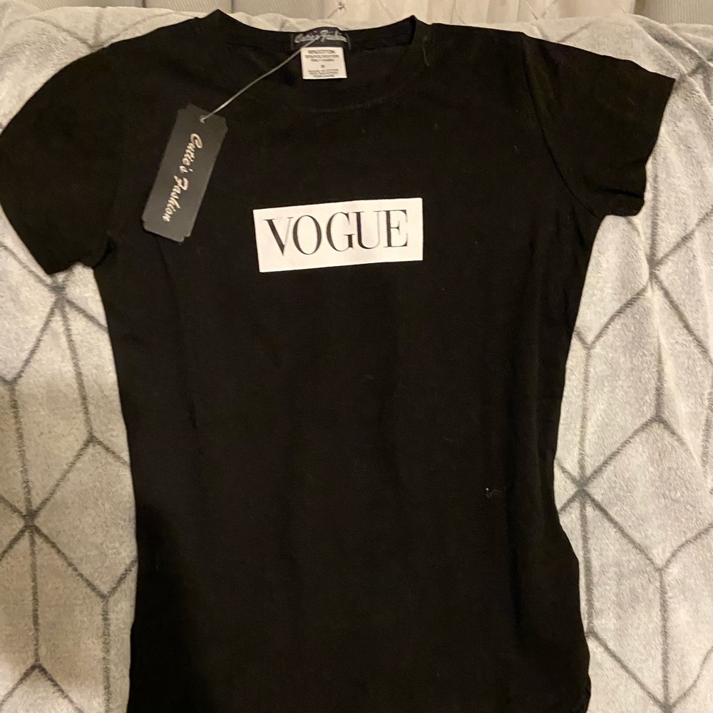 Black Vogue T-Shirt “New” Small